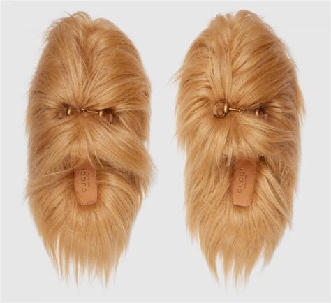 gucci slippers buy online|gucci chewbacca slippers.